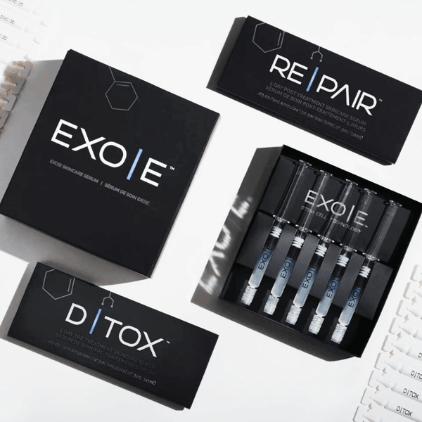 EXO|E - Exosome Skincare System - Master Case (10 syringes + 10 x 30ml D|TOX / 10 x 30ml RE|PAIR)