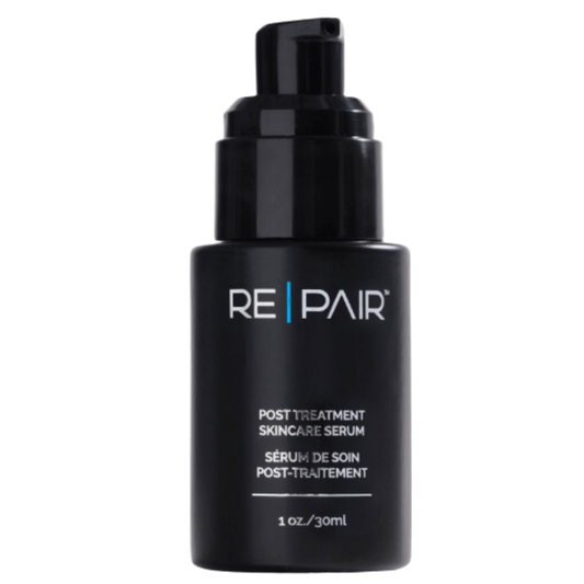 Close-up of RE|PAIR serum – post-treatment skincare for healing and hydration
