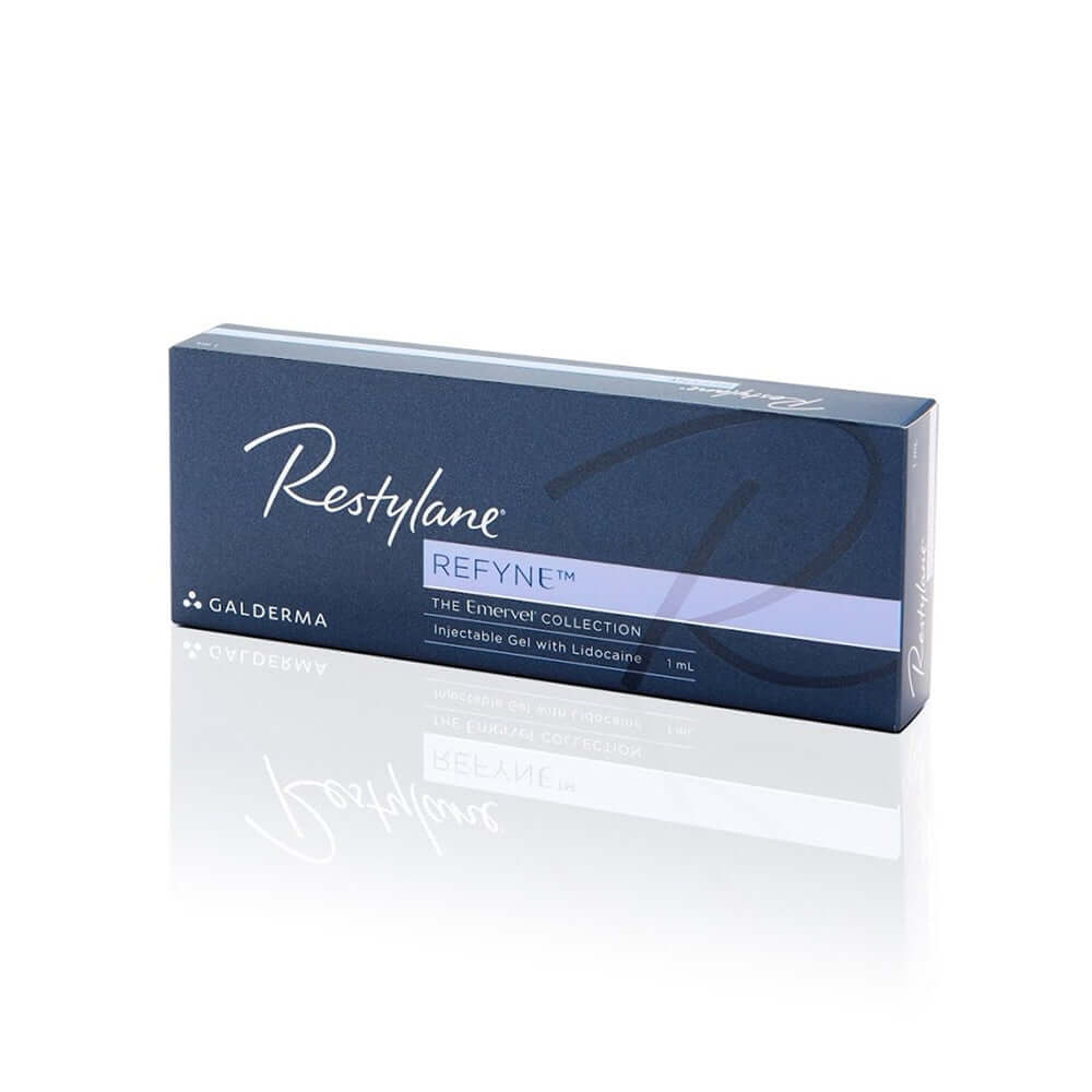Restylane Refyne syringe – soft dermal filler for dynamic wrinkles and natural expression